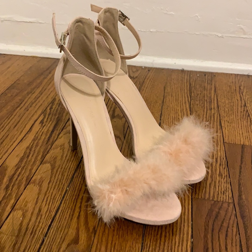 Fluffy Pink Heels